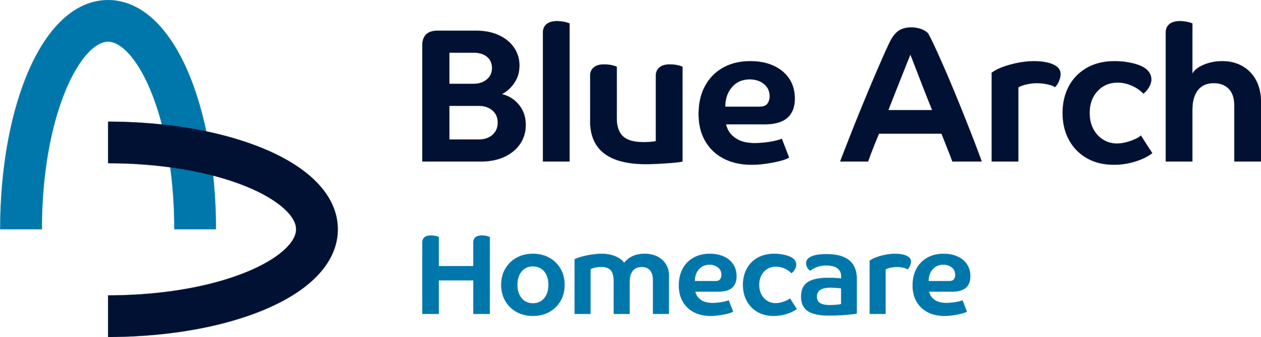 Logo of Blue Arch Homecare (Chippenham), a home care agency in Chippenham, Wiltshire, offering older person care, dementia care, physical disability support and younger adults care.