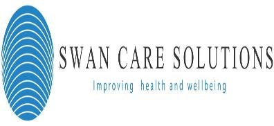 Logo of Swan Care Solutions, a home care agency in Stafford, Staffordshire, offering older person care, mental health care, learning disability and autism support and physical disability support.
