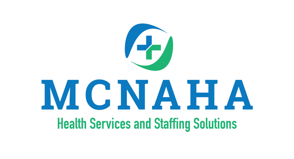 Logo of McNaha Care, a home care agency in Egham, Surrey, offering dementia care, mental health care, learning disability and autism support and physical disability support.