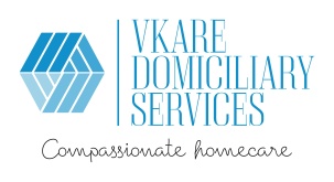 Logo of VKARE Domiciliary Services, a home care agency in London, Lambeth, offering older person care, dementia care, mental health care and physical disability support.