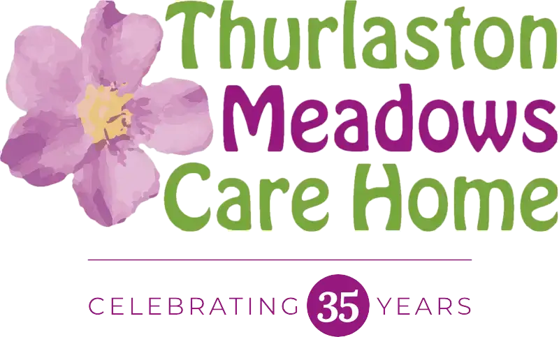Logo of Thurlaston Meadows Care Home Ltd, a care home in Rugby, Warwickshire, offering older person care, dementia care, physical disability support and sensory impairment support.