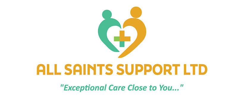 Logo of All Saints Support Ltd, a home care agency in Wakefield, offering older person care, dementia care, physical disability support and younger adults care.