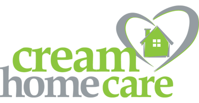 Logo of Cream Home Care Limited, a home care agency in Stoke-on-trent, offering older person care, dementia care, mental health care and learning disability and autism support.